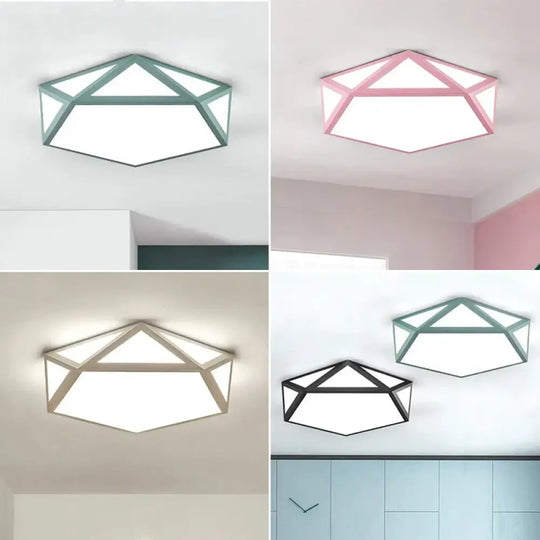 Modern Led Ceiling Lamp Indoor Lights For Living Room Bedroom Family Home Lighting Flush Mount