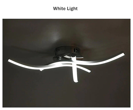 Modern Led Ceiling Light 21W 18W Forked Shaped Surface Lamps For Bedroom Living Room Led Lighting