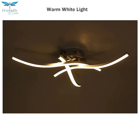 Modern Led Ceiling Light 21W 18W Forked Shaped Surface Lamps For Bedroom Living Room Led Lighting