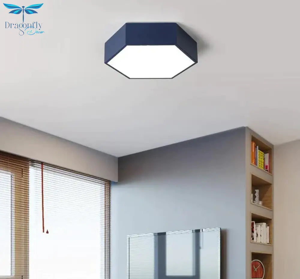 Modern Led Ceiling Light - Diamond Design For Study Dining Room And Balcony Indoor Lighting