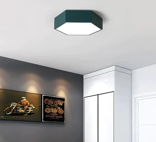 Modern Led Ceiling Light - Diamond Design For Study Dining Room And Balcony Indoor Lighting