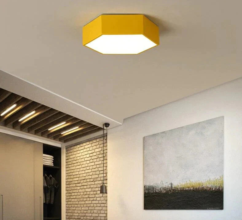 Modern Led Ceiling Light - Diamond Design For Study Dining Room And Balcony Indoor Lighting