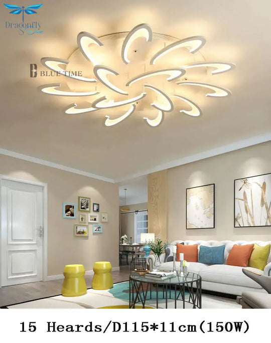 Modern Led Ceiling Light Living Room Dining Bedroom Lustre Led Chandelier Lamps Lampara Deco Techo