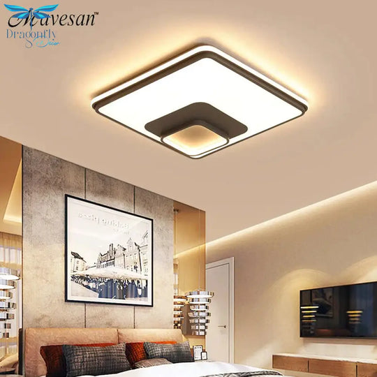 Modern Led Ceiling Lighting Lamps Round/Square/Rectangle Design For Living Room Led Indoor Home