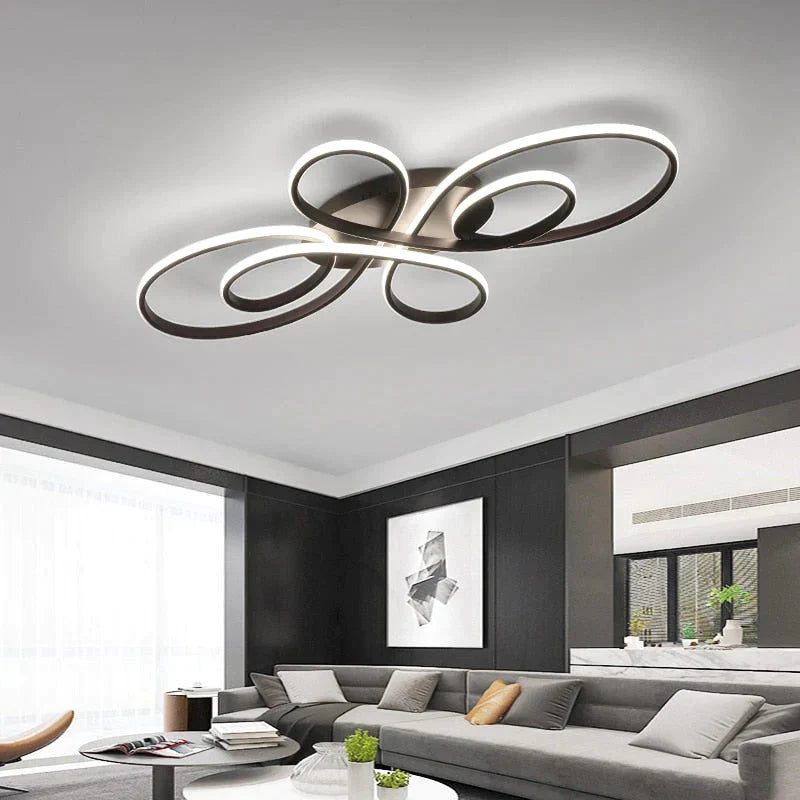 Modern Led Ceiling Lights Dimmable Living Room Dining Bedroom Study Balcony Aluminum Body Home