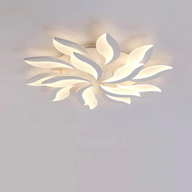 Modern Led Ceiling Lights Fixtures Living Room Hardware Acrylic Lampshade With Remote Bedroom Lamp