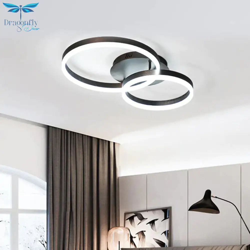Modern Led Ceiling Lights For Living Room Kitchen Fixtures With Remote Indoor Home Dining Lamps