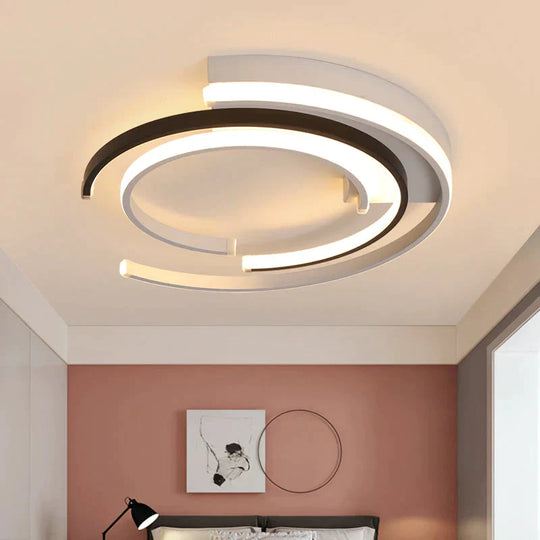 Modern Led Ceiling Lights Living Room Bedroom Lustre De Plafond Moderne Luminaire Plafonnier White