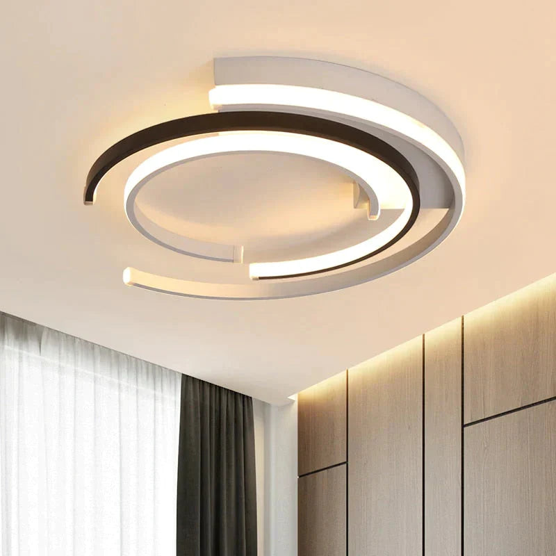 Modern Led Ceiling Lights Living Room Bedroom Lustre De Plafond Moderne Luminaire Plafonnier White