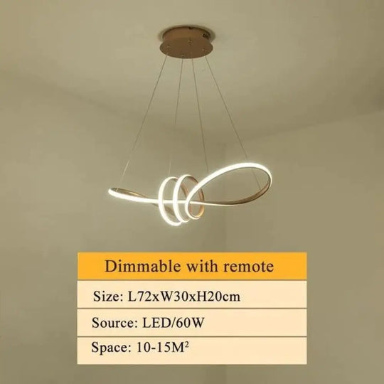 Modern Led Pendant Light For Dining Room Living Kitchen Luminaires Lamp Hanging Fixtures Dimmable