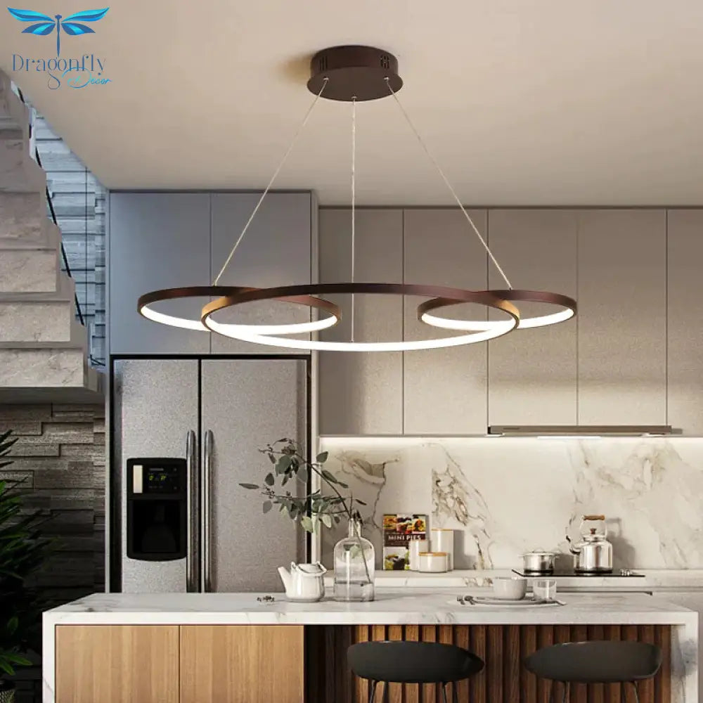 Modern Led Pendant Lights For Dining Room Living Kitchen Hanging Lamp Fixtures
