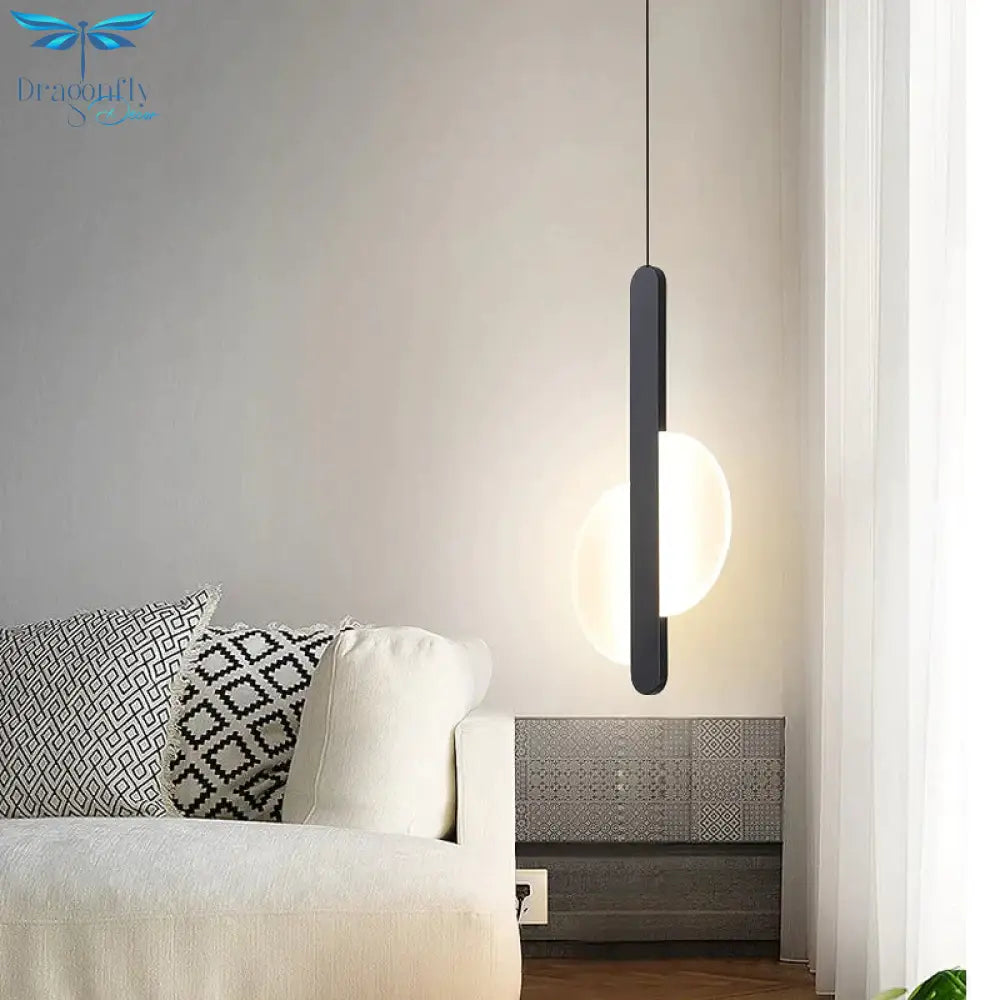 Modern Led Pendant Lights For Dinning Room Bedside Bar Home Deco Lamp Fixtures White/Black Color