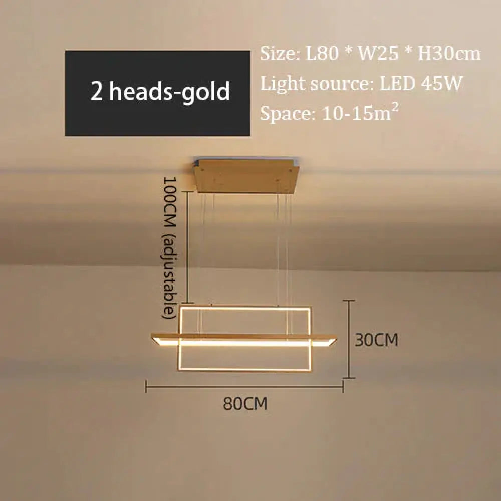 Modern Led Pendant Lights For Living Bedroom Restaurant Dining Kitchen White Black Gold Aluminum
