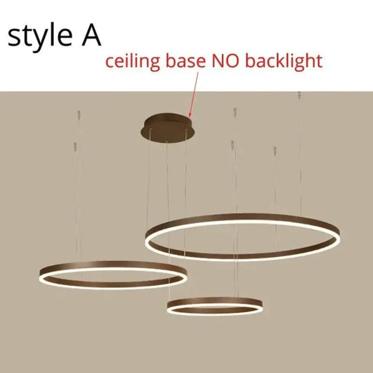 Modern Led Pendant Lights For Living Dining Room Dimmable Suspension Luminaire Suspendu Circular