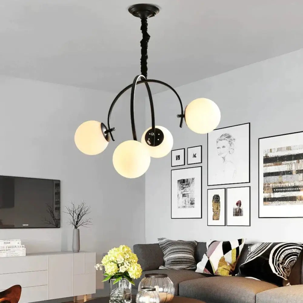 Modern Led Pendant Lights Halat Avize For Living Room Kids Glass Ball Light Verlichting Hanglamp