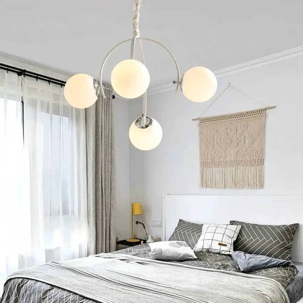 Modern Led Pendant Lights Halat Avize For Living Room Kids Glass Ball Light Verlichting Hanglamp