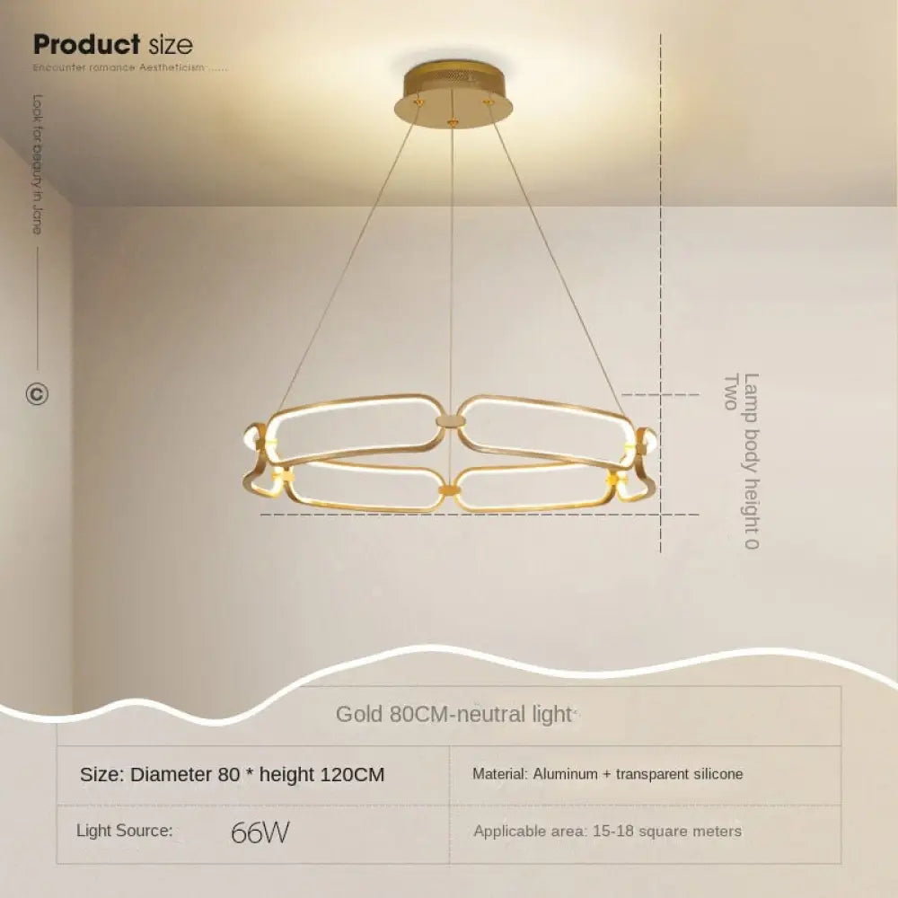 Modern Luxury Living Room Dining Creative Bar Front Desk Online Red Circle Designer Round Art Lamp