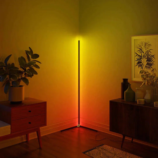 Modern Minimalism Corner Floor Lamp Colorful Bright Light Indoor Atmosphere Lights Home Bedroom