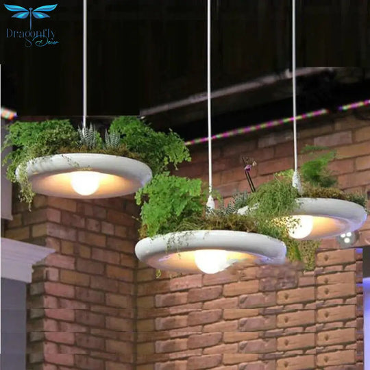 Modern Pendant Light Flower Pots Babylon Potted Plant Suspension Lamp For Growing Herbs Succulents