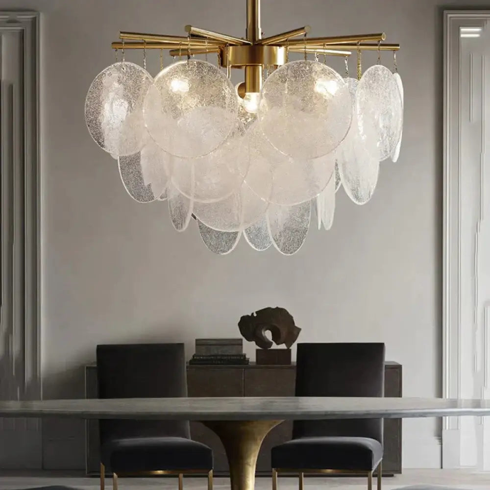 Modern Pendant Light Living Room Minimalist Copper Lighting Dining Lamp Bedroom Brass Pipe Erected