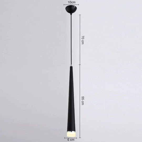 Modern Pendant Lights 3W Led Cone - Shape Hanging Lamps For Restaurant/Living Room/Bar Lamparas