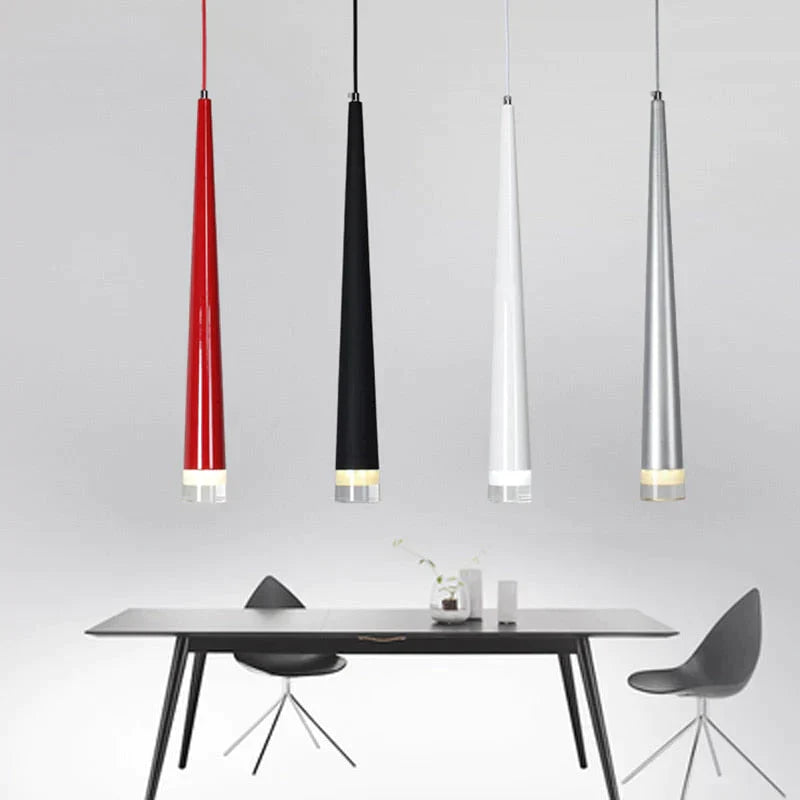 Modern Pendant Lights 3W Led Cone - Shape Hanging Lamps For Restaurant/Living Room/Bar Lamparas