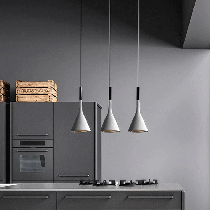 Modern Pendant Lights Kitchen Fixtures For Dining Room Restaurant Bars Home Bedroom White Black Red