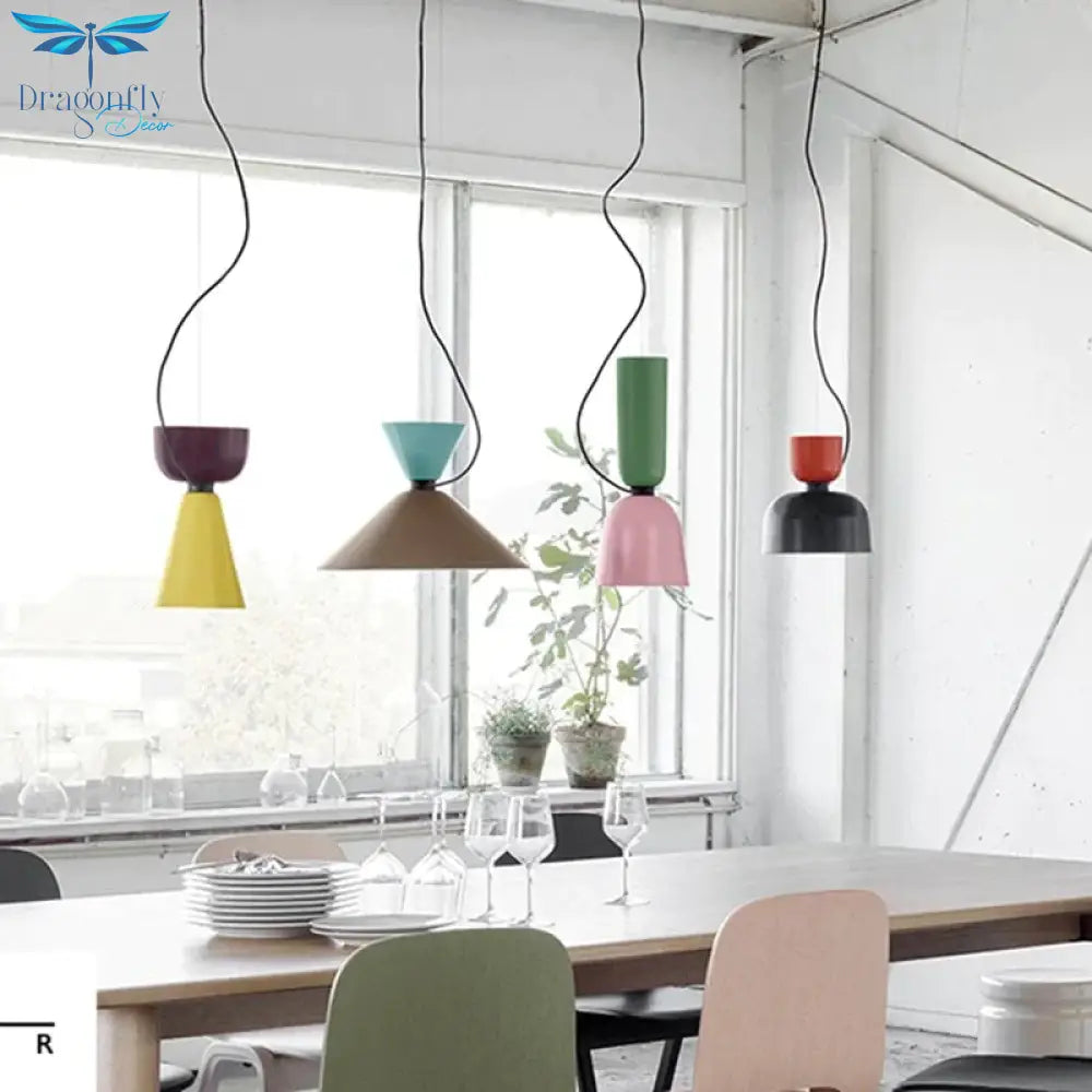 Modern Pendant Lights Lamp Kitchen Island Dining Living Room Shop Decoration Colorful Light