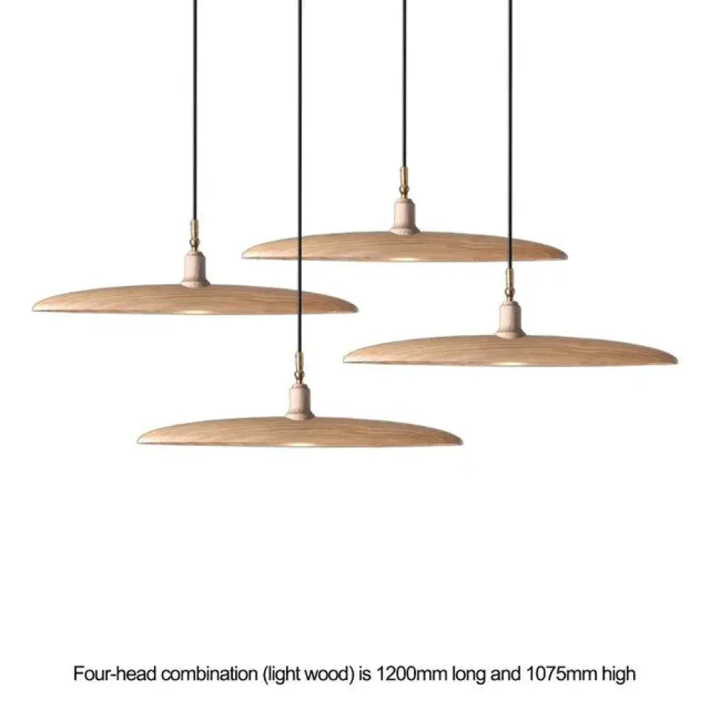 Modern Pendant Lights Solid Wood Simple Bar Restaurant Living Room Lamp Creative Personality Coffee
