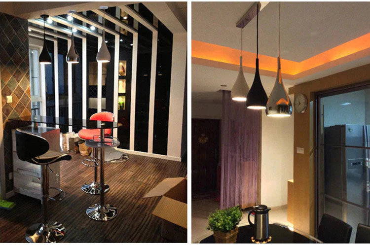 Modern Restaurant Pendant Lights Minimalist Led Hand Lamp Dining Room Lamps Indoor Decoration Home