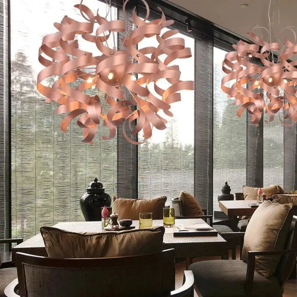 Modern Simple And Creative Living Room Bedroom Restaurant Bar Led Energy Saving Chandelier Pendant