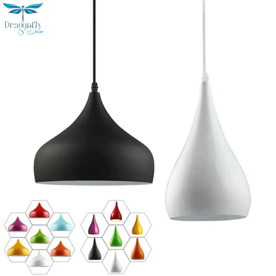 Modern Simple Led Pendant Light Aluminum Hanging Room Lamp