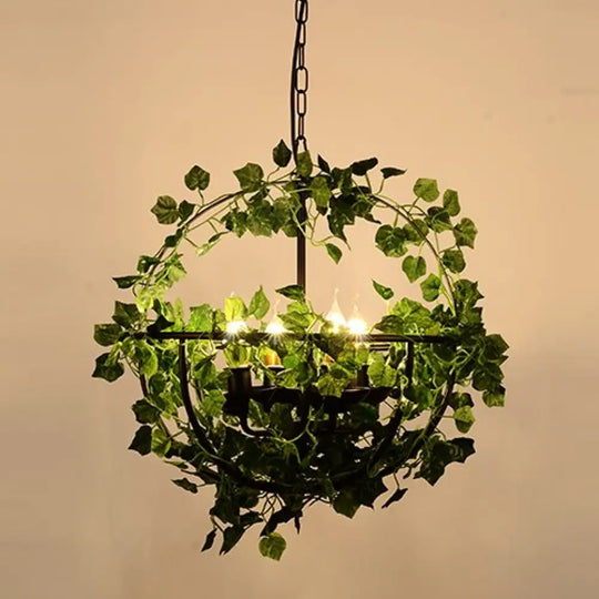 Modern Small Fresh Net Red Music Restaurant Hotel Private Room Plant Chandelier Barbecue Shop Bar