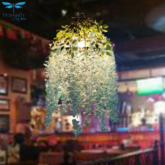 Modern Style Restaurant Flower Plant Pendant Light Bar Cafe Lobby Atmosphere Chandelier