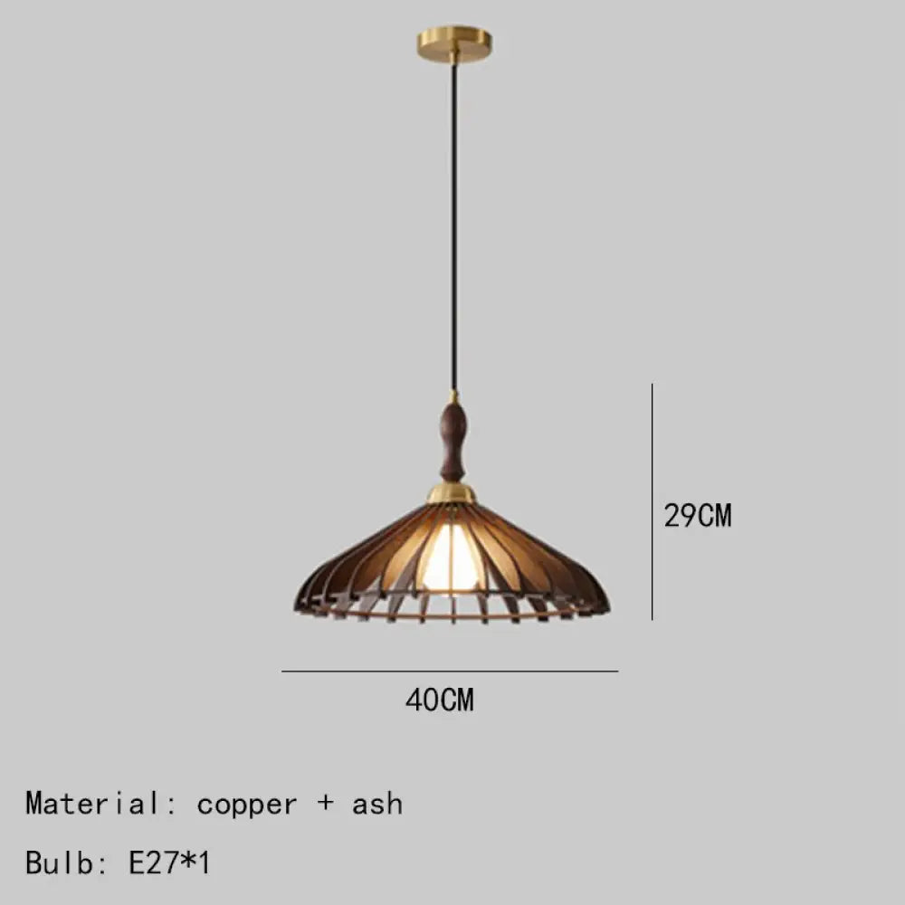 Modern Style Wooden Led Hanging Light Fixtures Wood Kitchen Tea Room Restaurant Pendant Lamp E27