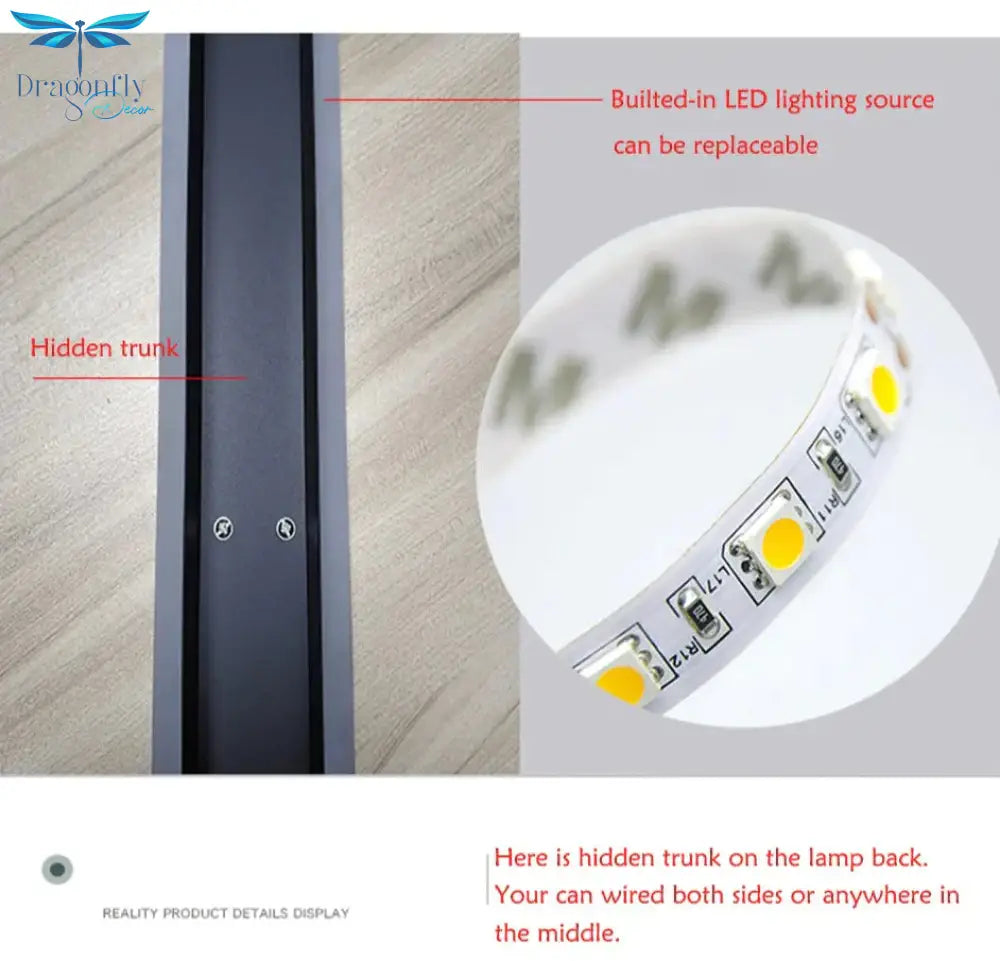 Modern Waterproof Outdoor Wall Lamp Led Super Bright Ip65 Light Garden Porch Landscape Sconce 110V