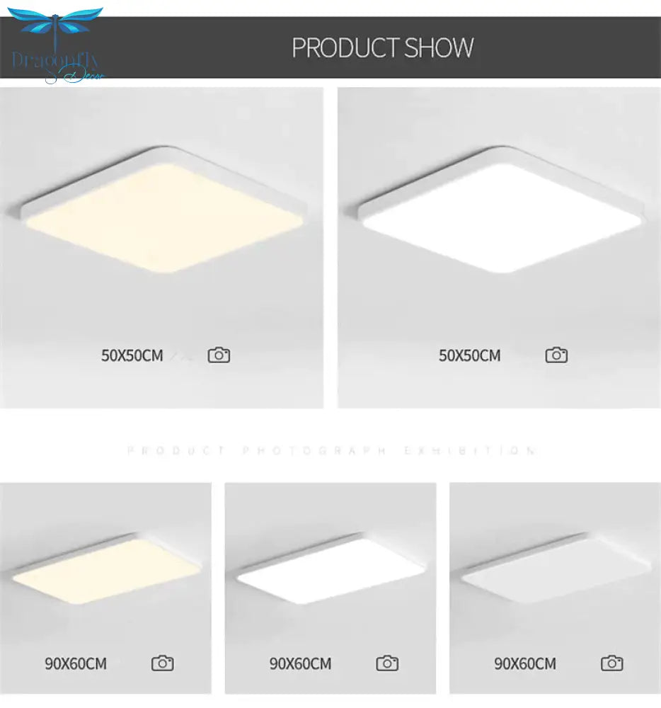 Nathaly - Ultra - Thin Square Led Surface Mount Ceiling Lamp