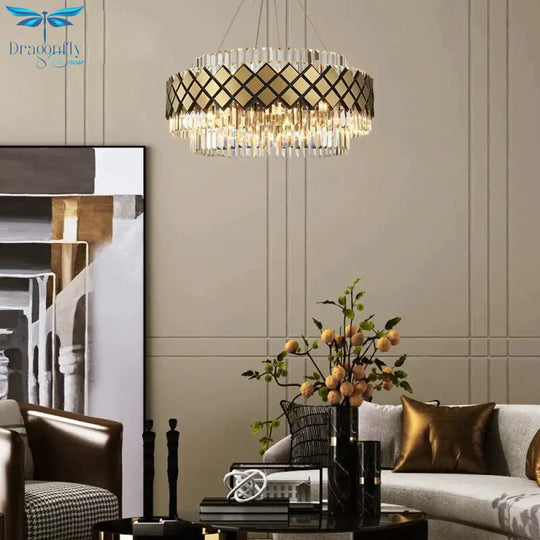 Neva - Designer Crystal Led Chandelier For Dinning Room Living Room