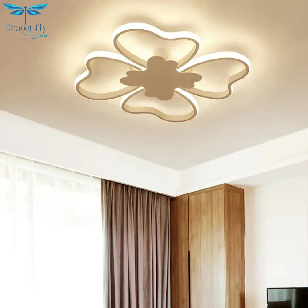 New Arrival Modern Led Ceiling Lights For Living Room Bedroom Dining Study White / Coffee Color
