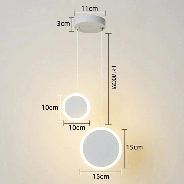 New Arrival Pendant Lights Modern Led Lamp For Bedside Dining Room Bar White Or Black Color