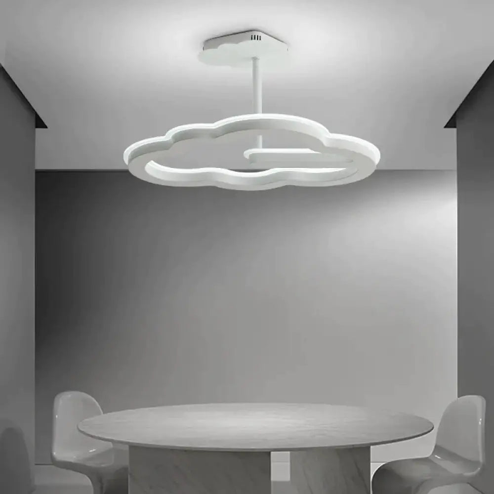 New Chandelier Led Modern Simple Bedroom Lamp White Light / L42*W30Cm Pendant