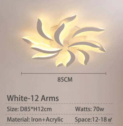 New Design Acrylic Modern Led Ceiling Lights For Living Study Room Bedroom Lampe Plafond Avize