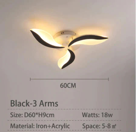 New Design Acrylic Modern Led Ceiling Lights For Living Study Room Bedroom Lampe Plafond Avize