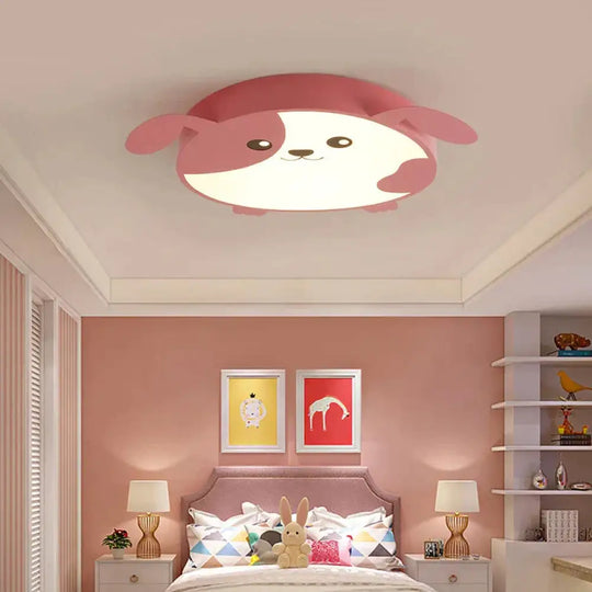 New Design Led Ceiling Light Baby Room Child Cutie Cat Shape With Remote Control Lamp Lighting