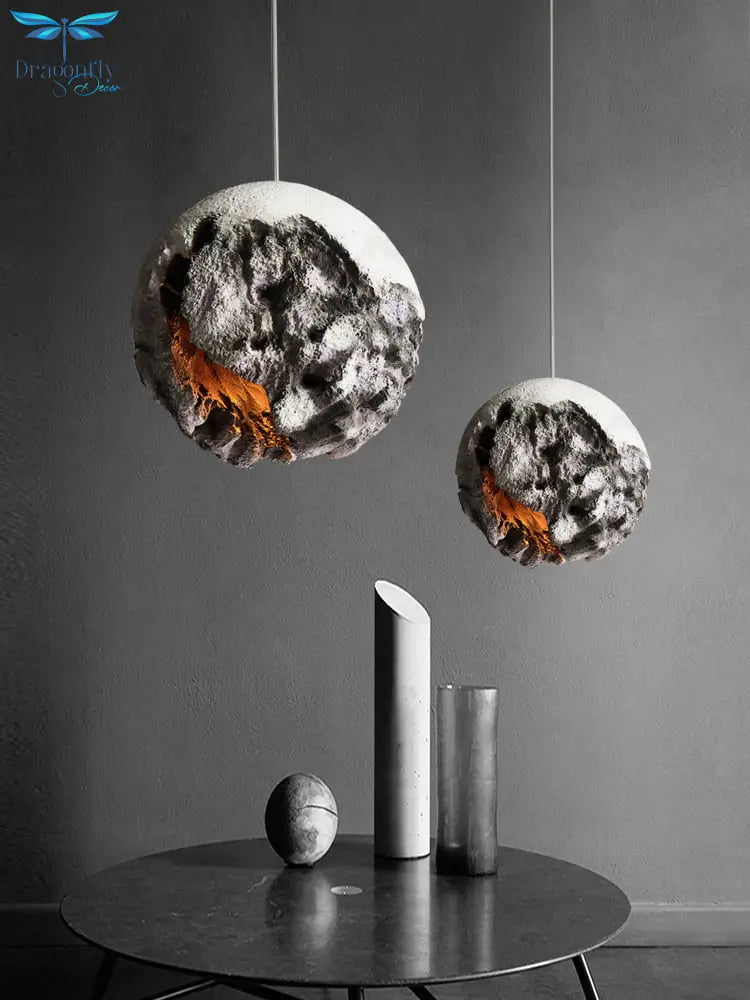New Irregular Planet Wabi Sabi Lamp Restaurant Bedroom Designer Model Room Creative Decoration