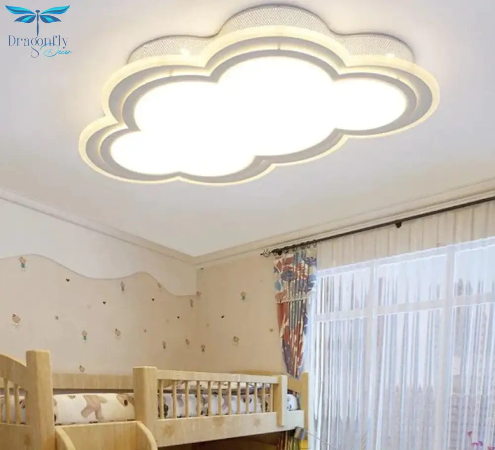 New Kids Ceiling Led Light For Bedroom Remote Control Cloud Type Mounted Luminaire Fixtures 8 - 20
