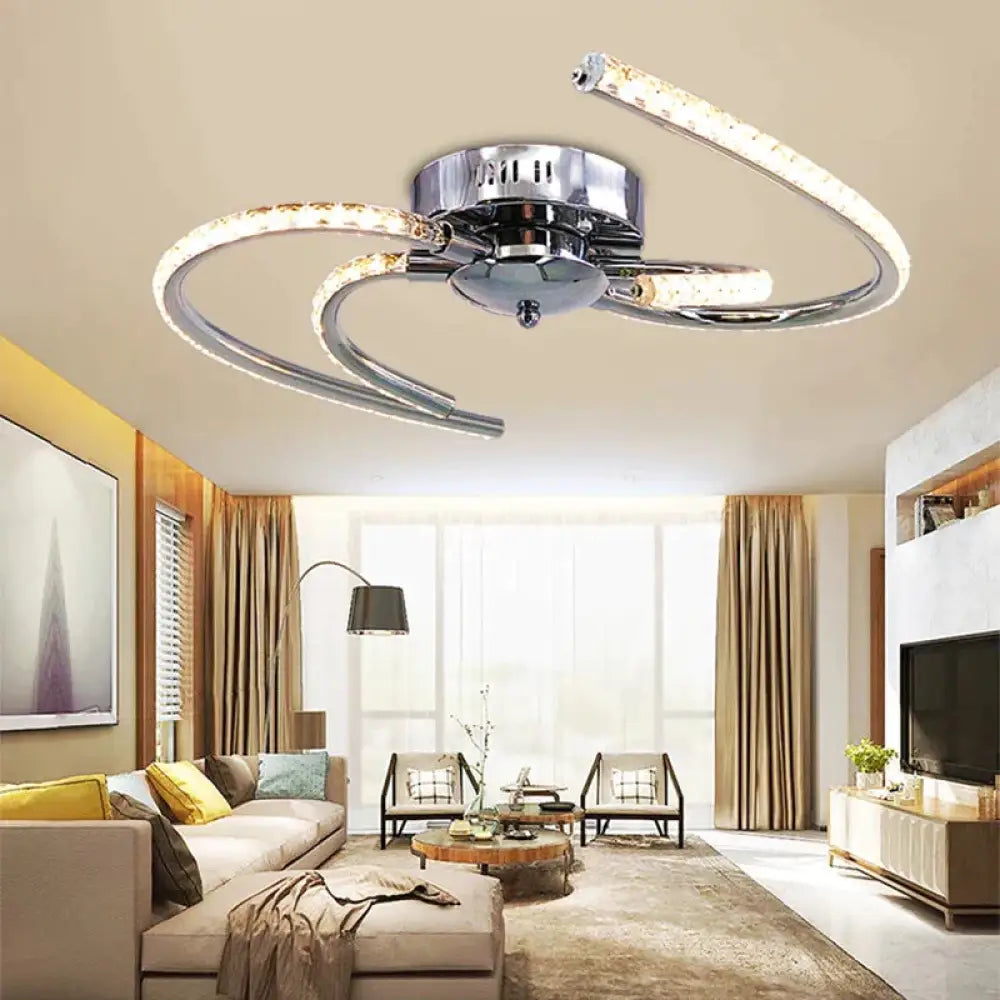 New Led Crystal Pendant Lights Lamparas De Techo Lamps For Living Room Bedroom Lamp Cristal Moderne