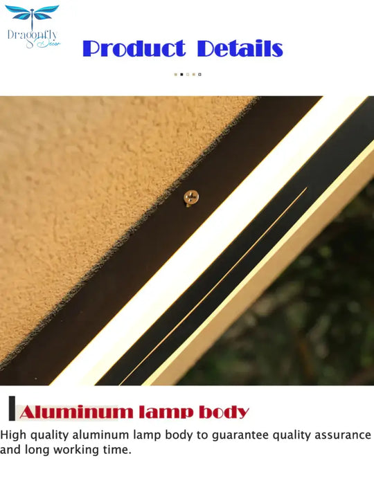New Led Outdoor Wall Light Waterproof Aluminum Lamp With Remote Garden Porch Sconce 110V 220V