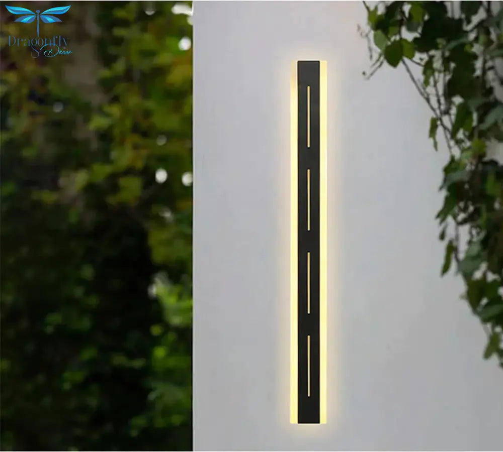 New Led Outdoor Wall Light Waterproof Aluminum Lamp With Remote Garden Porch Sconce 110V 220V
