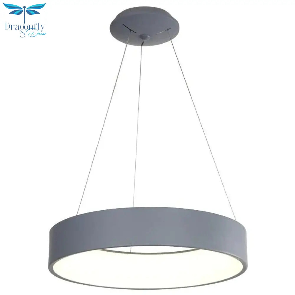 New Led Simple Pendant Lights Lamp For Living Room Lustre 3 Round Shape Ceiling Fixtures